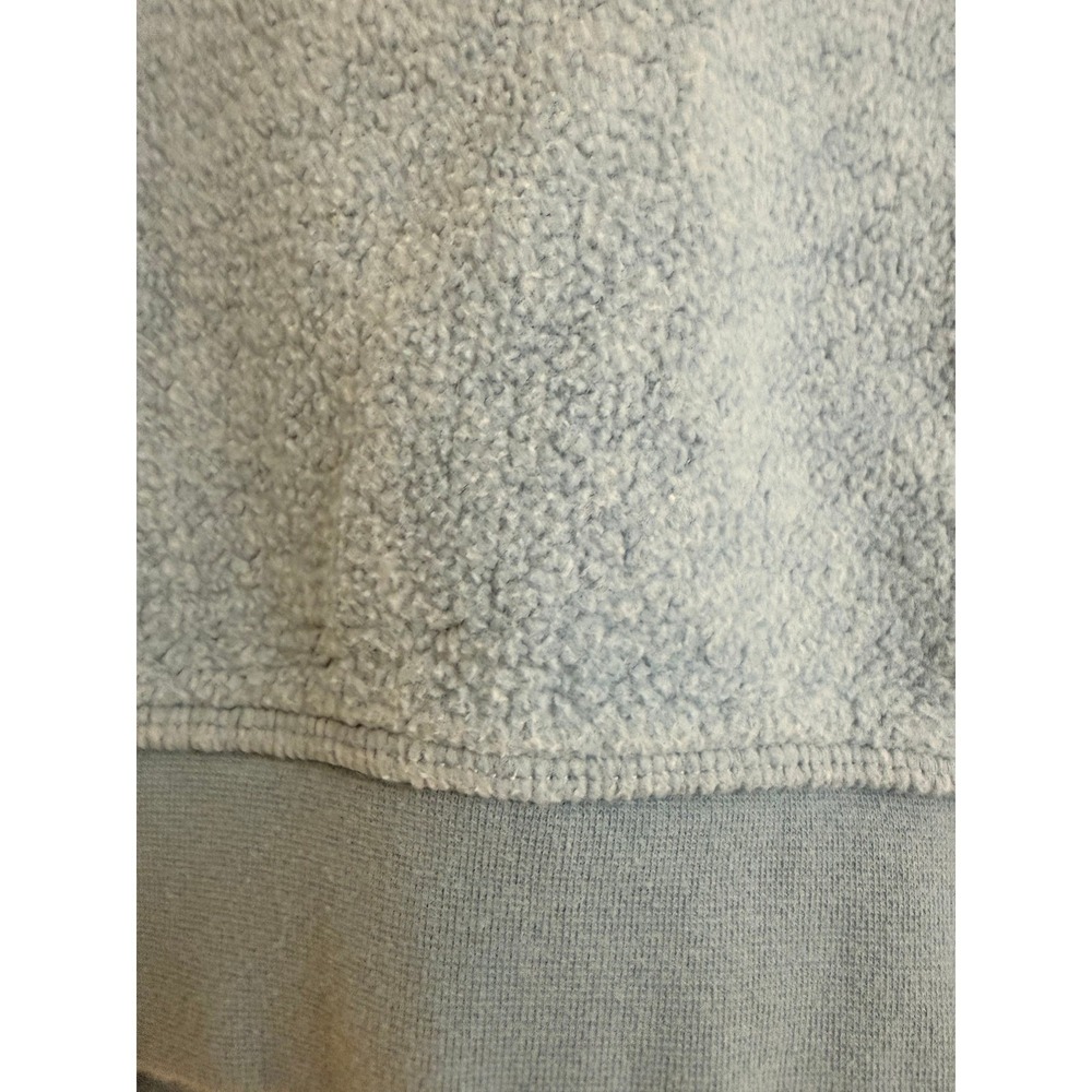 Mollusk Surf Shop Cropped Sherpa Crewneck XS Coastal Cali Cozy Teddy Fleece - Picture 5 of 8